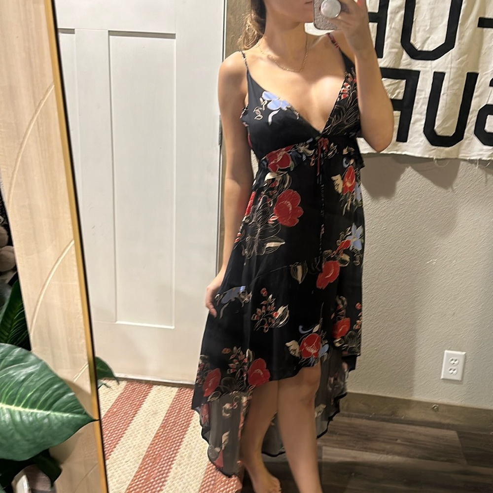 Floral high low maxi